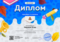 Наумов Егор - диплом